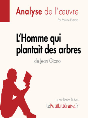 cover image of L'Homme qui plantait des arbres de Jean Giono (Fiche de lecture)